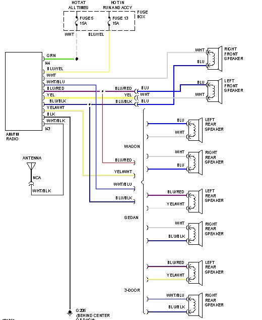 Subaru Car Radio Stereo Audio Wiring Diagram Autoradio Connector Wire